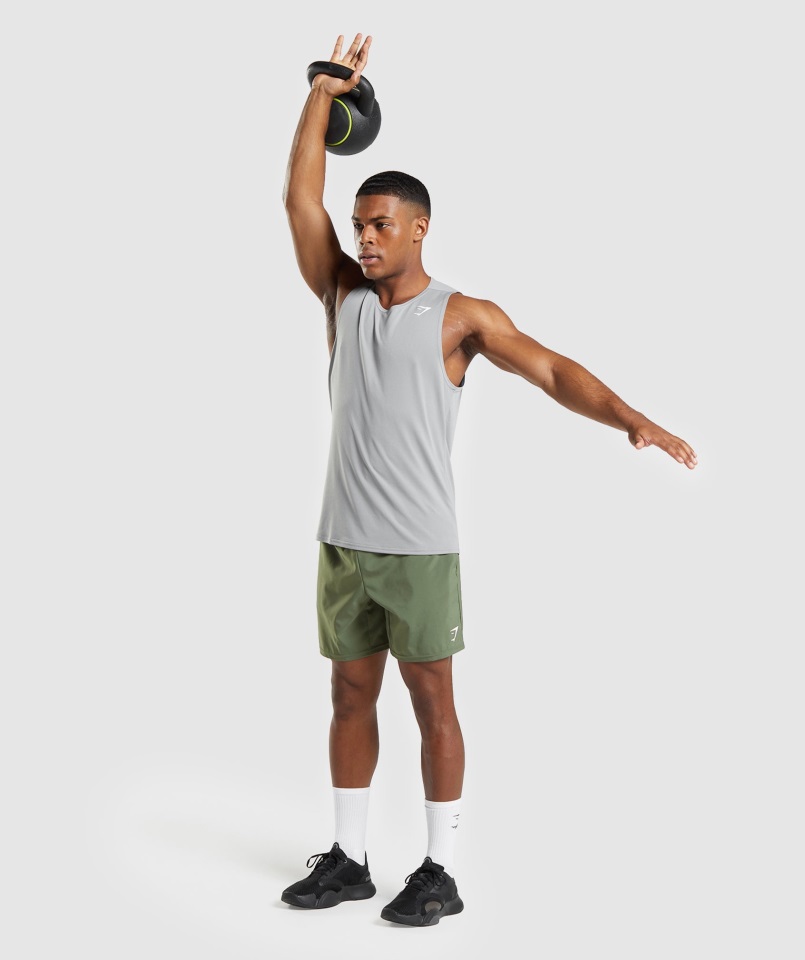 Tanque De Llegada Gymshark Gris Ahumado