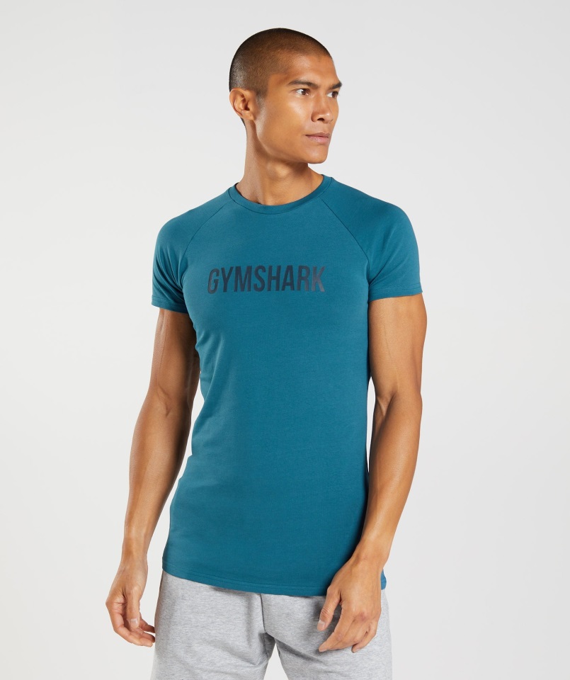 Camiseta Gymshark Atlantic Blue Apollo