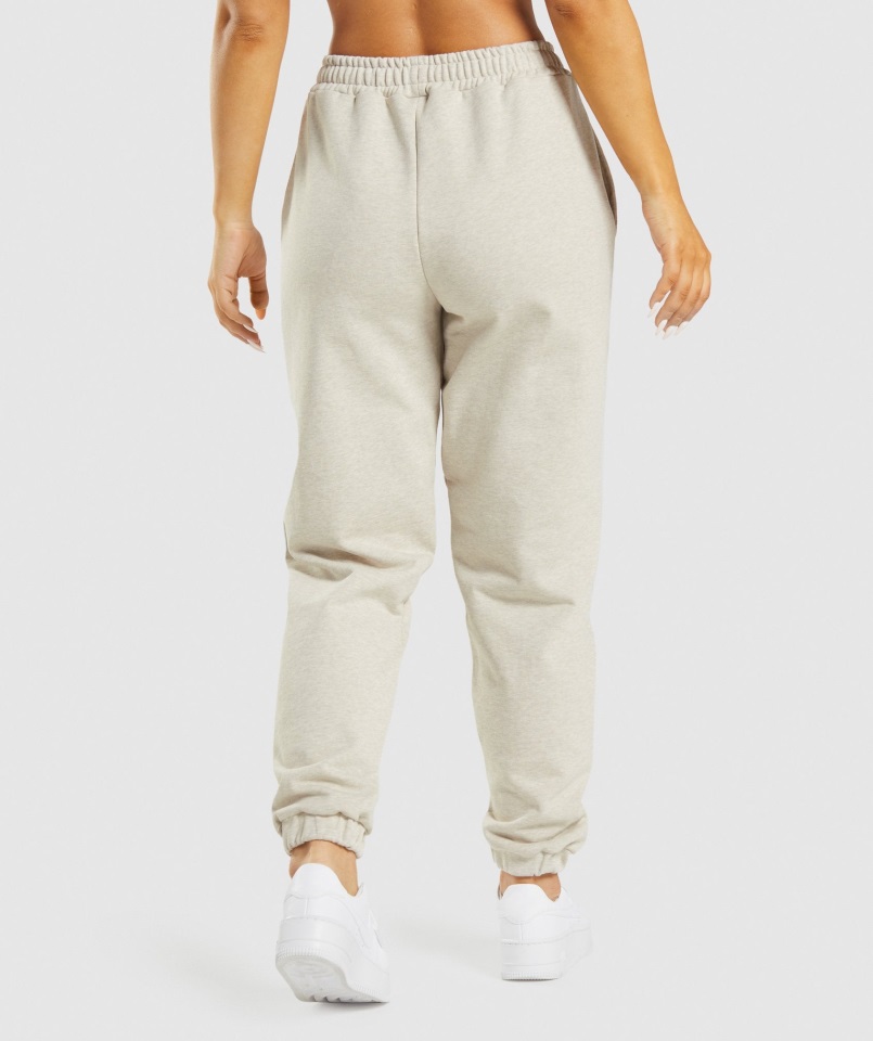 Joggers Gymshark Beige Marl Rest Day Sweats