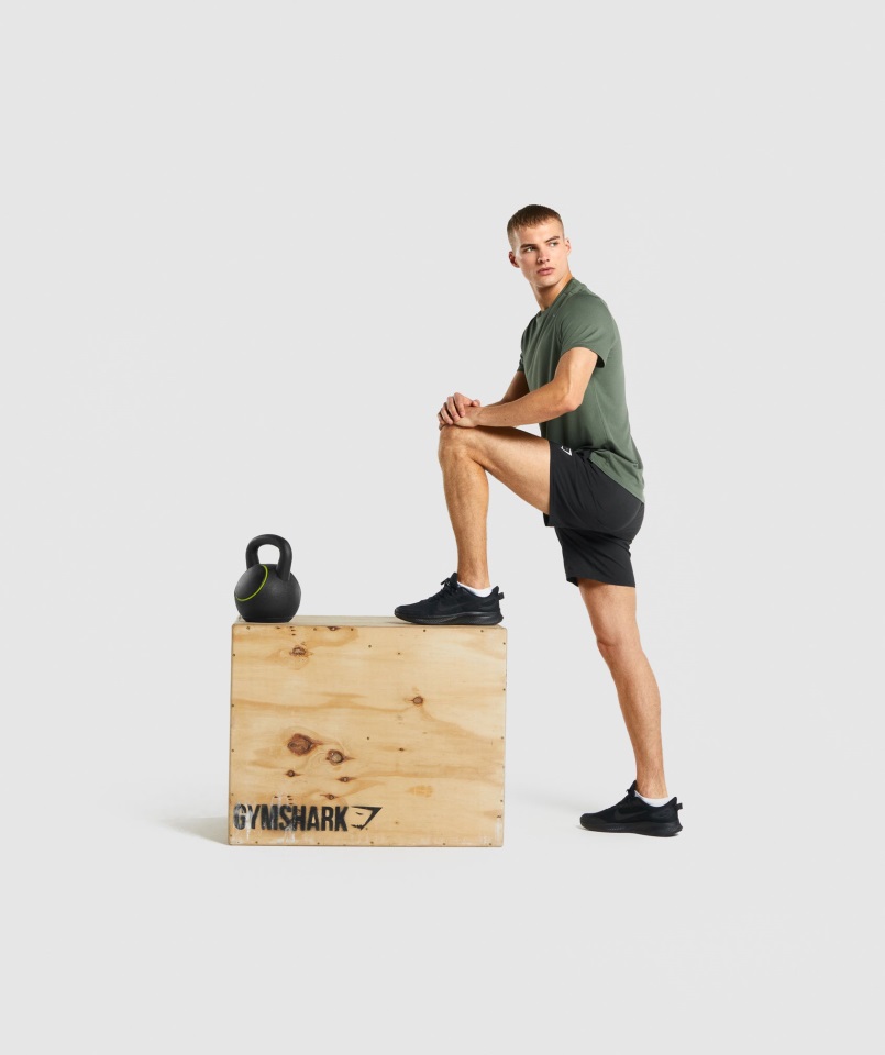 Pantalones Cortos De Llegada Gymshark Negros