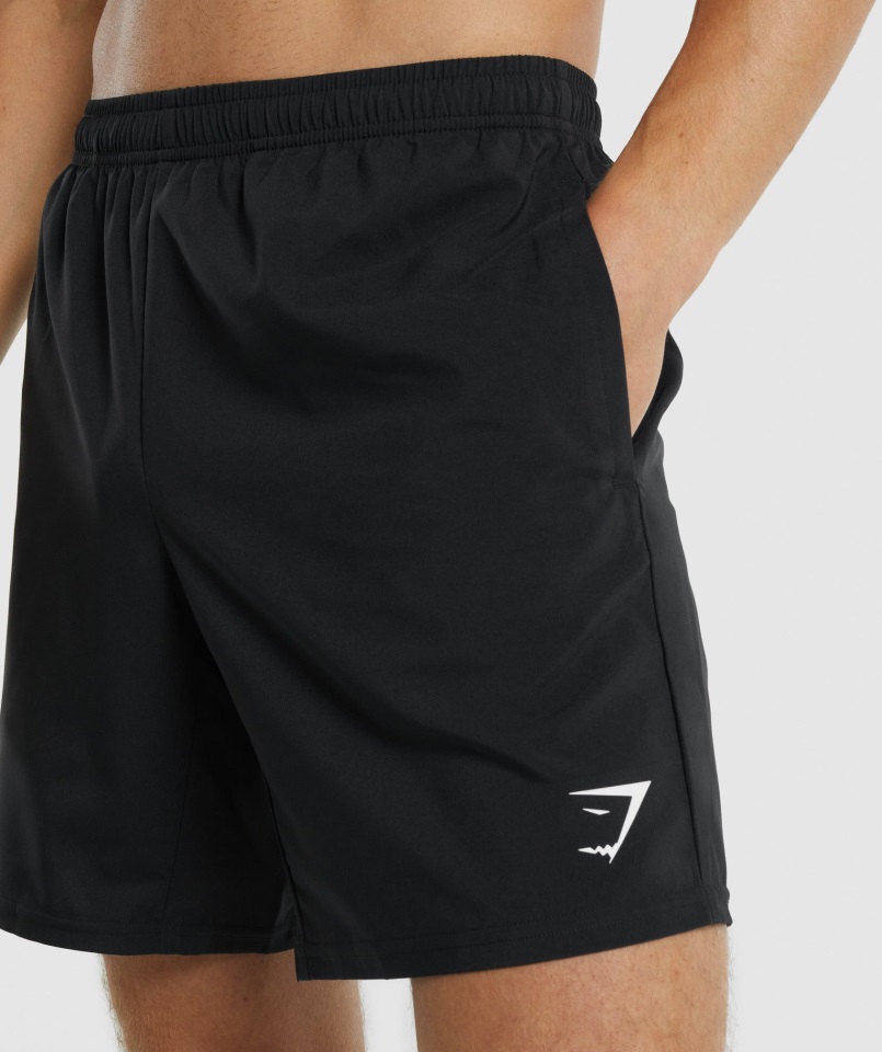 Pantalones Cortos De Llegada Gymshark Negros