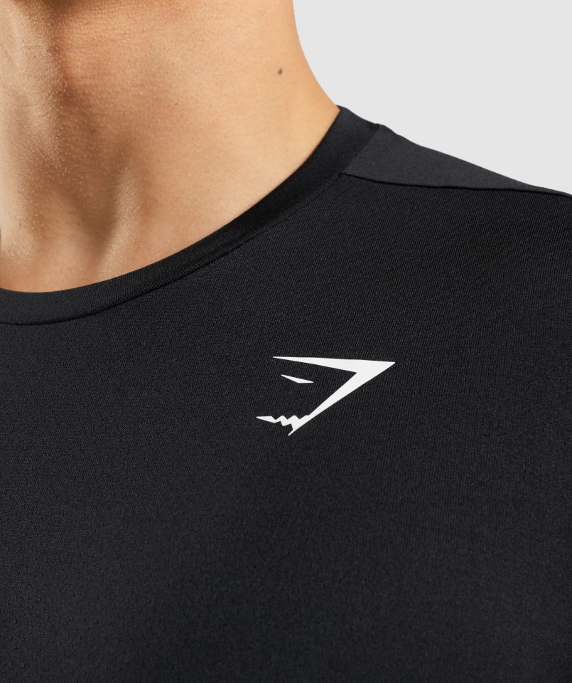 Camiseta Gymshark Llegada Negra
