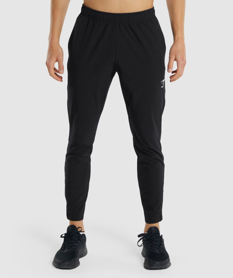 Joggers Negros De Tejido Gymshark Arrival