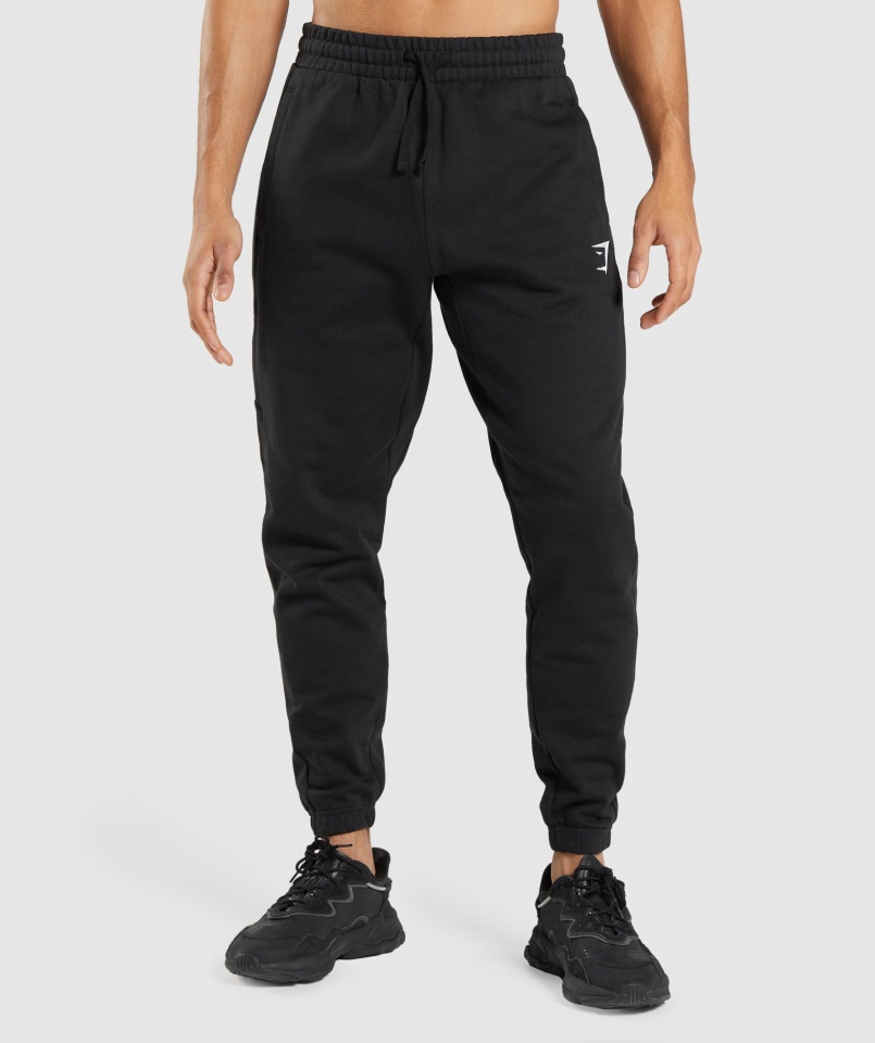 Jogger Extragrande Gymshark Negro Esencial