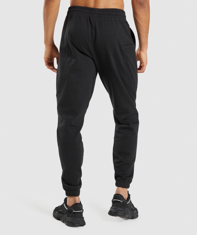 Jogger Extragrande Gymshark Negro Esencial