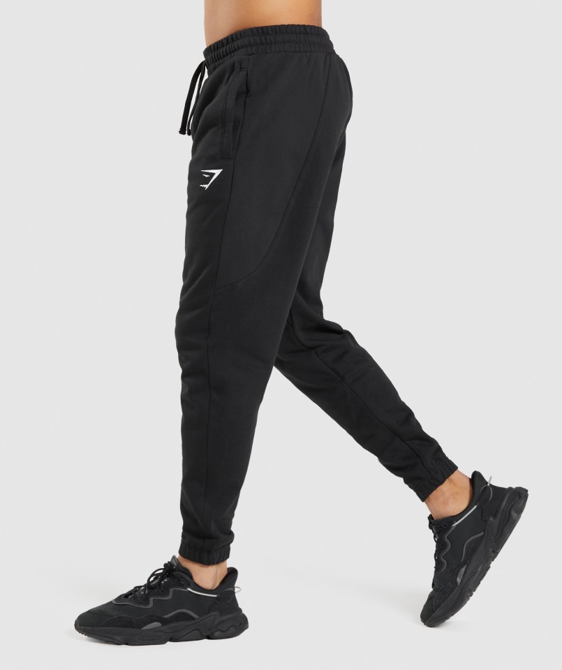 Jogger Extragrande Gymshark Negro Esencial