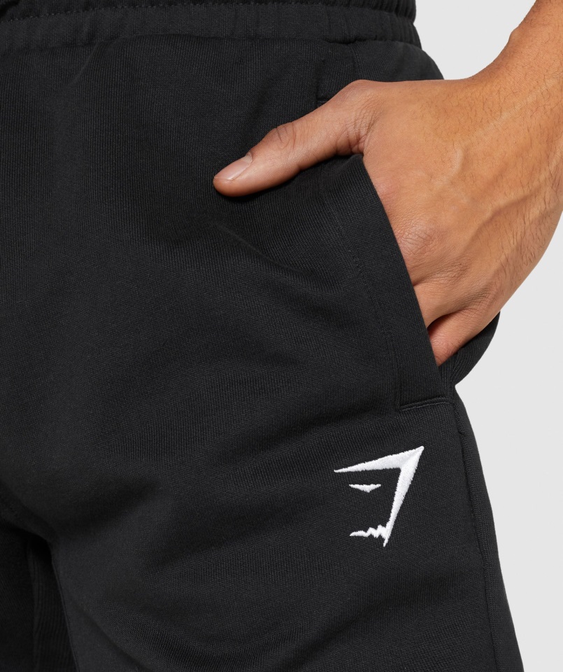 Jogger Extragrande Gymshark Negro Esencial