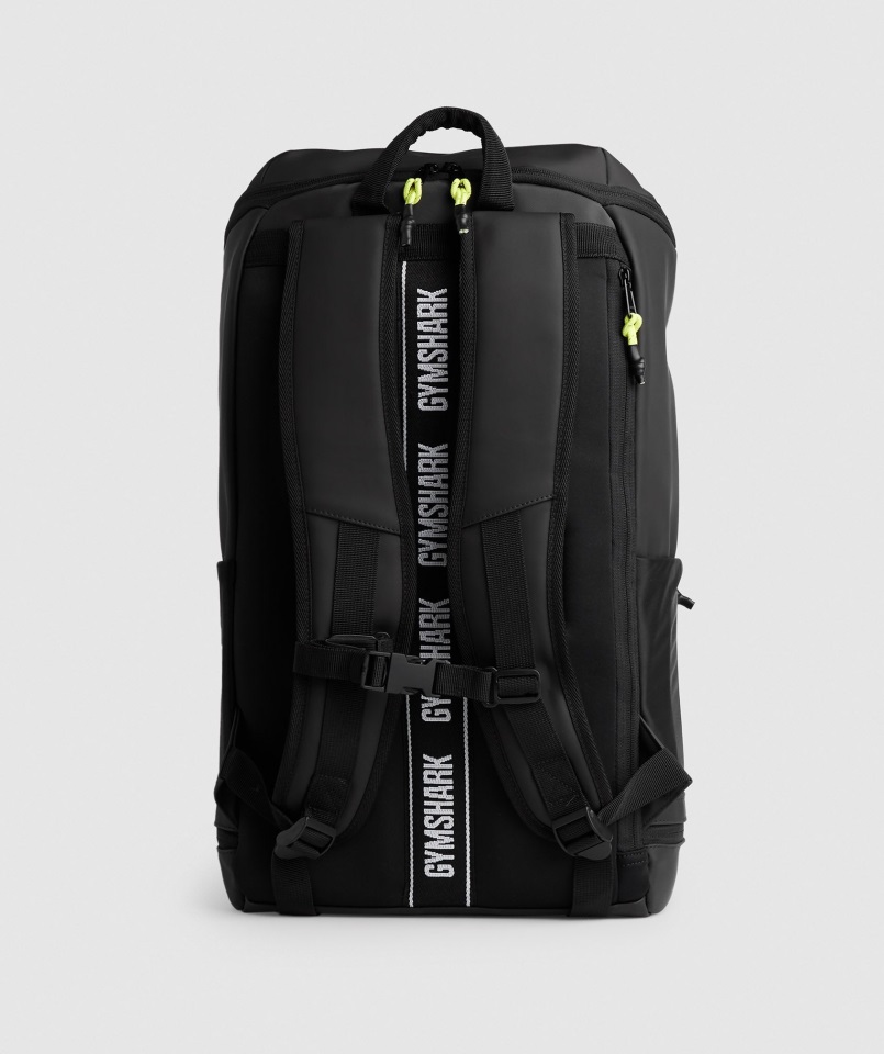 Mochila Elegante Gymshark Negro-verde Reactivo