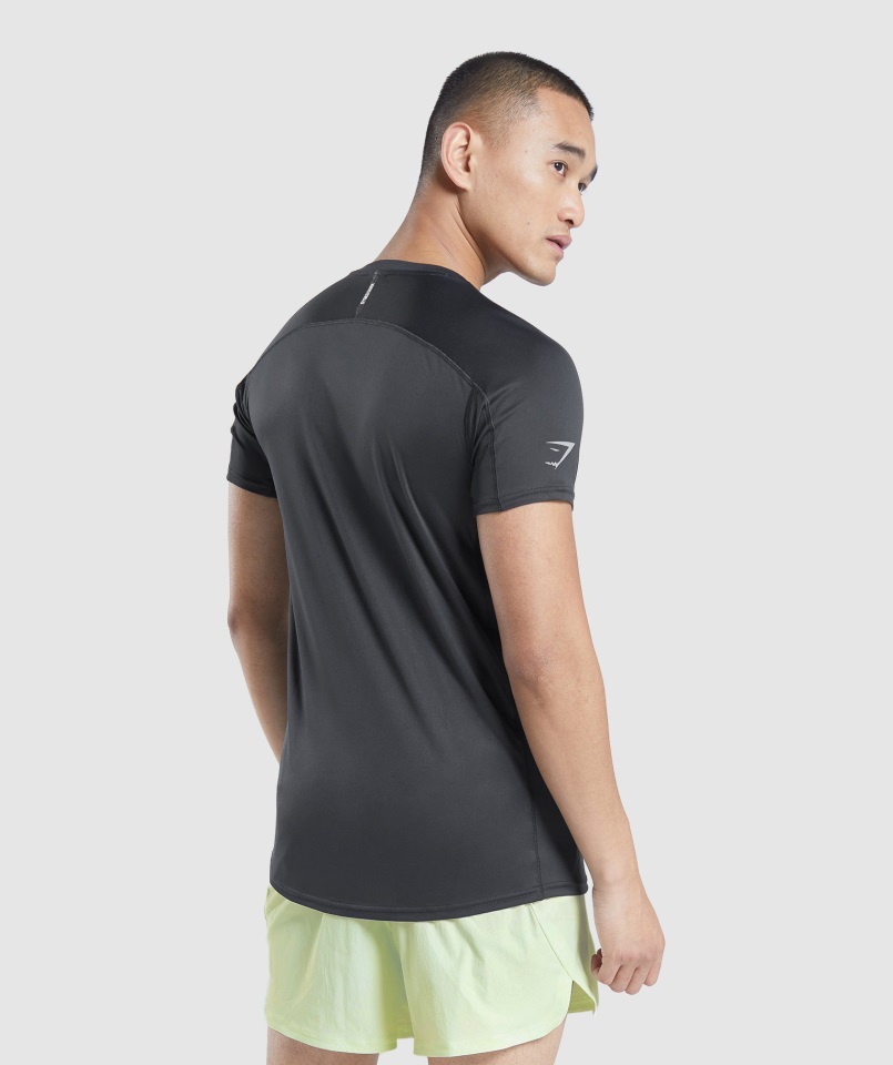 Camiseta Gymshark Black Speed ​​Evolution