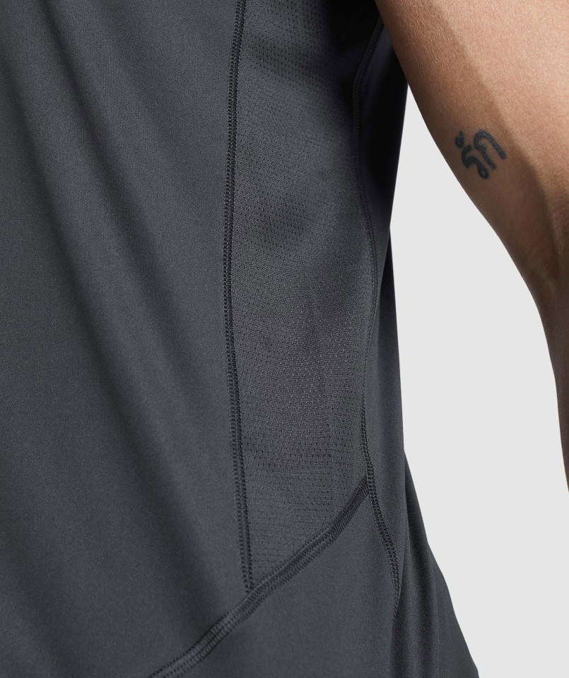 Camiseta Gymshark Black Speed ​​Evolution