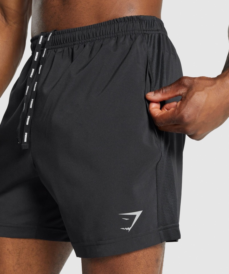 Shorts Deportivos Gymshark Negros