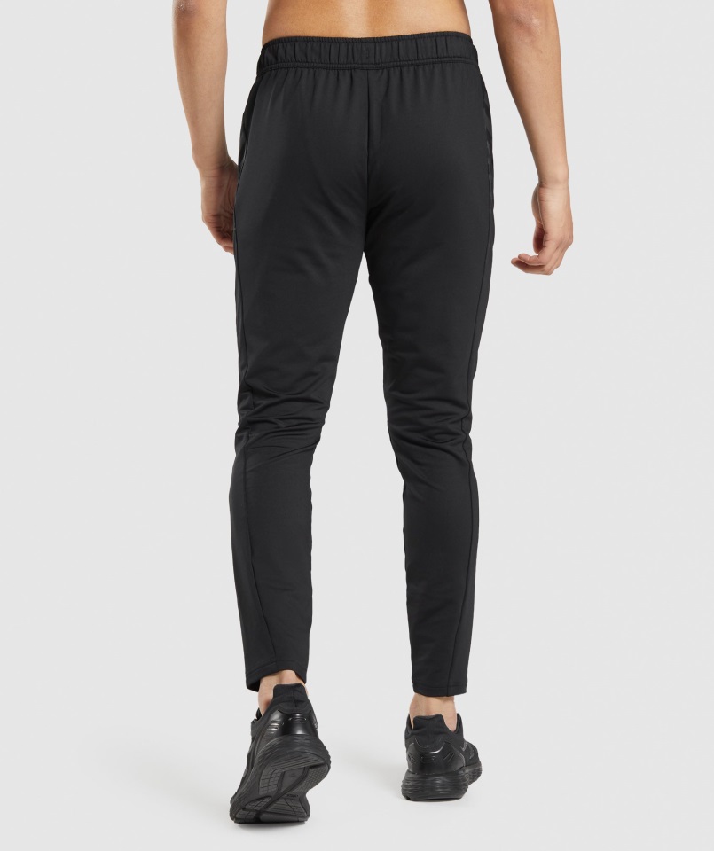 Joggers Deportivos Negros Gymshark Con Rayas