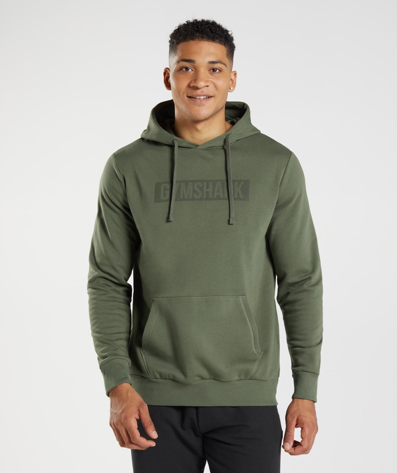 Sudadera Con Capucha Gymshark Block Core Oliva