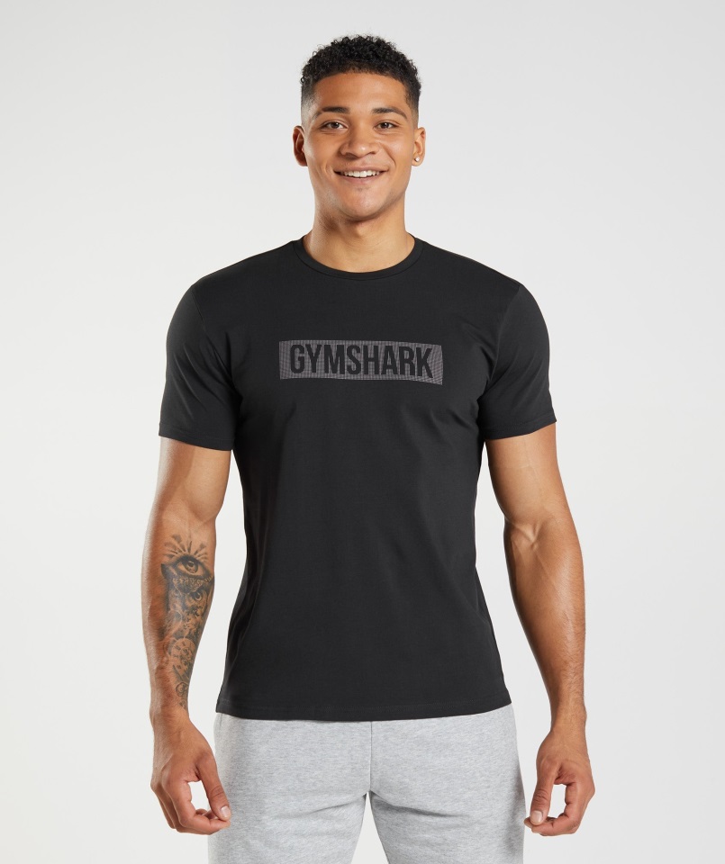 Camiseta Gymshark Block Negra