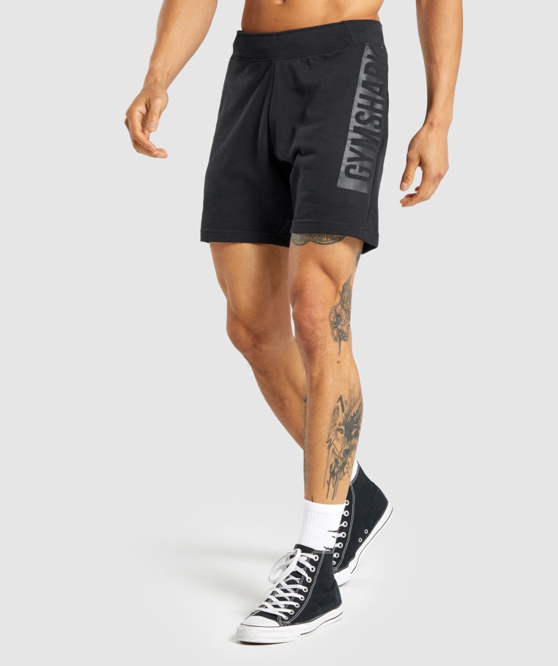 Pantalones Cortos Gymshark Negrita Negro