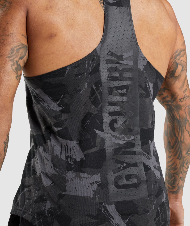 Gymshark Atrevido Larguero Estampado Gris
