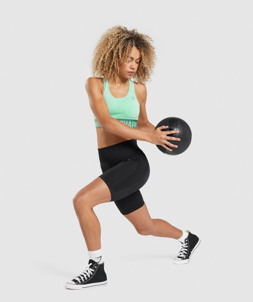 Sujetador Deportivo Gymshark Cactus Green Marl Flex