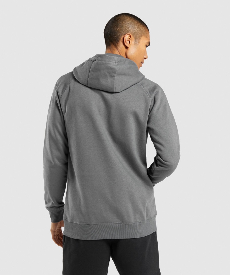 Gymshark Sudadera Con Capucha Central Carbón