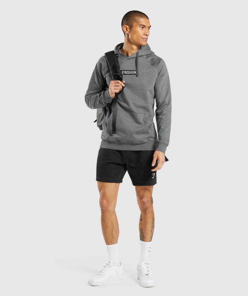 Gymshark Sudadera Con Capucha Central Carbón