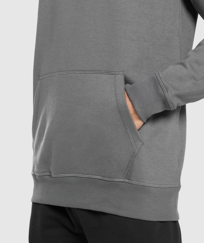 Gymshark Sudadera Con Capucha Central Carbón