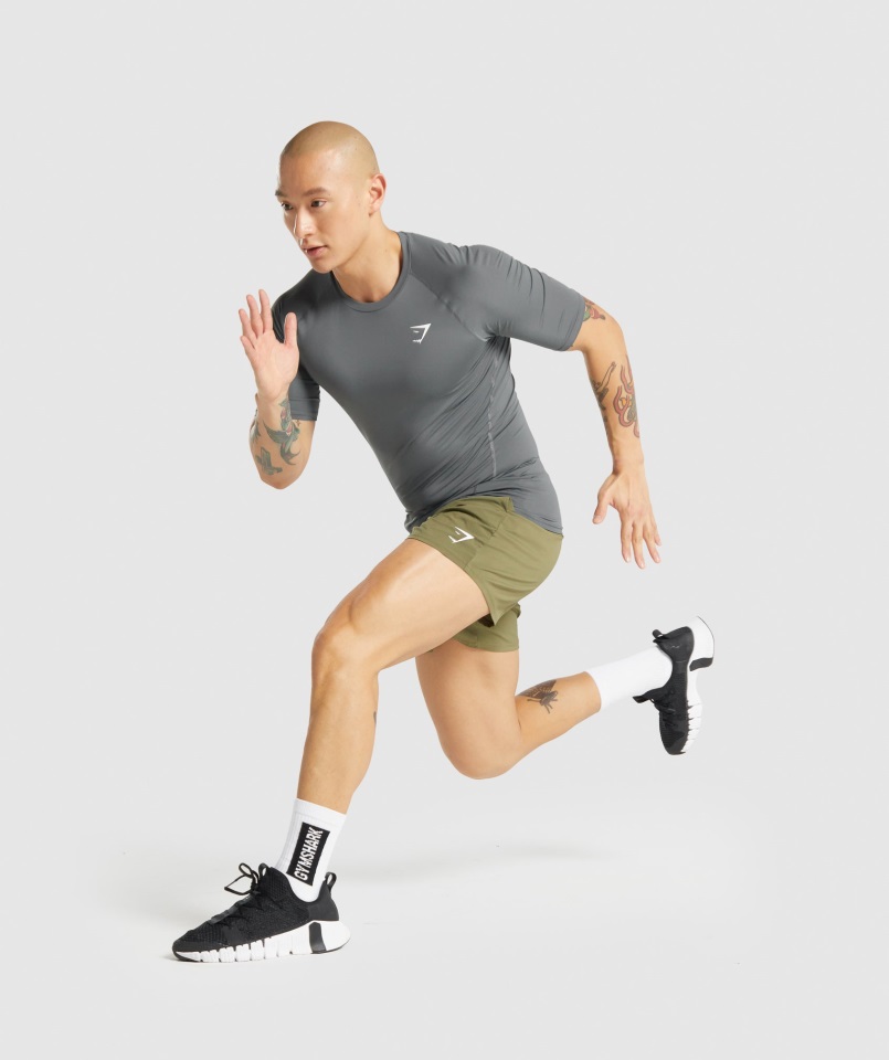 Camiseta Interior Gymshark Elemento Carbón