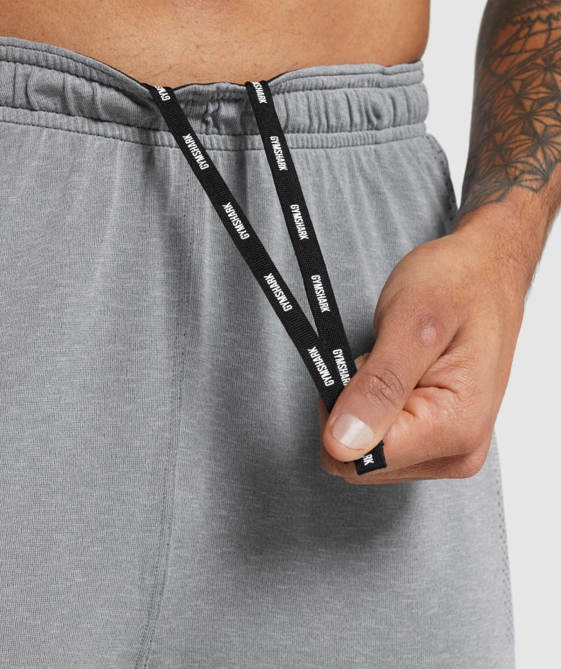 Shorts Gymshark Gris Antracita Jaspeado Vital Light