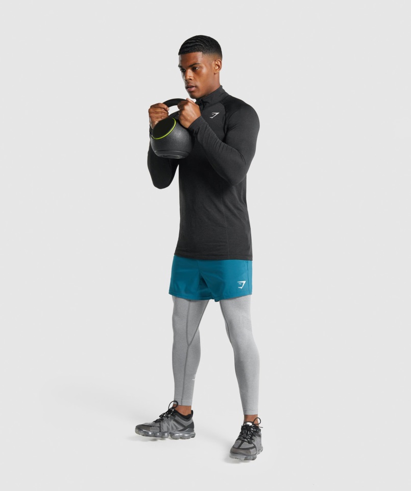 Gymshark Carbón Marga Vital Sin Costuras Legging