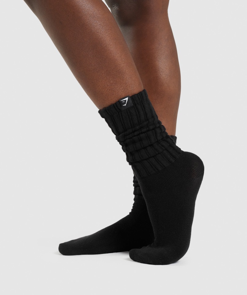 Calcetines Gymshark Comfy Rest Day Negros