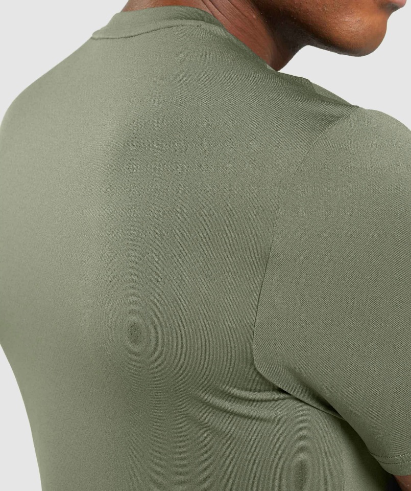 Camiseta Gymshark Core Olivo Llegada