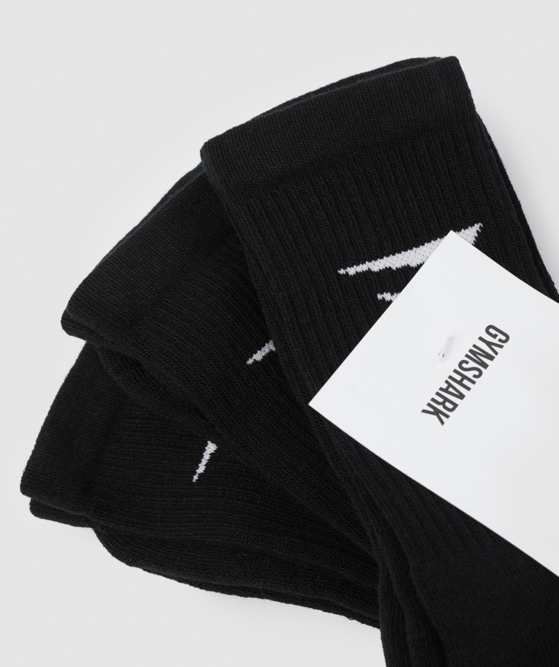 Paquete De 3 Calcetines Gymshark Negros