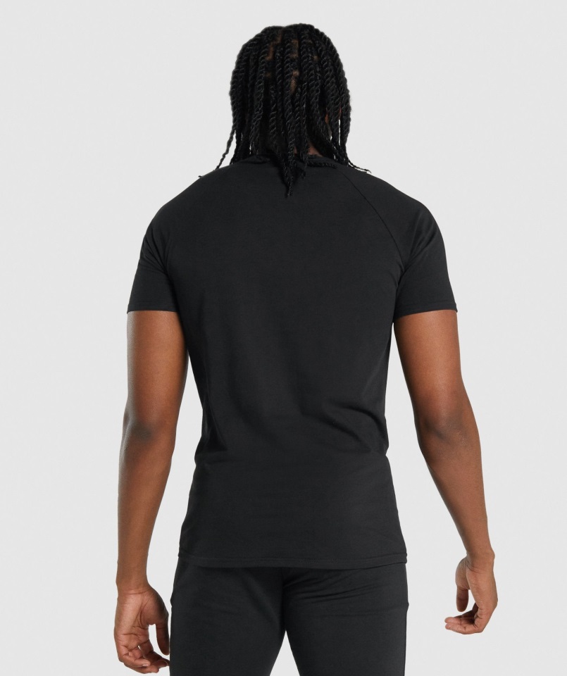Camiseta Gymshark Crítica 2.0 Negra