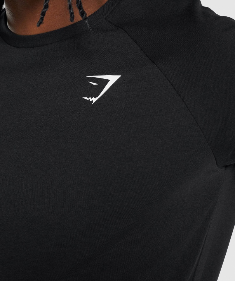 Camiseta Gymshark Crítica 2.0 Negra