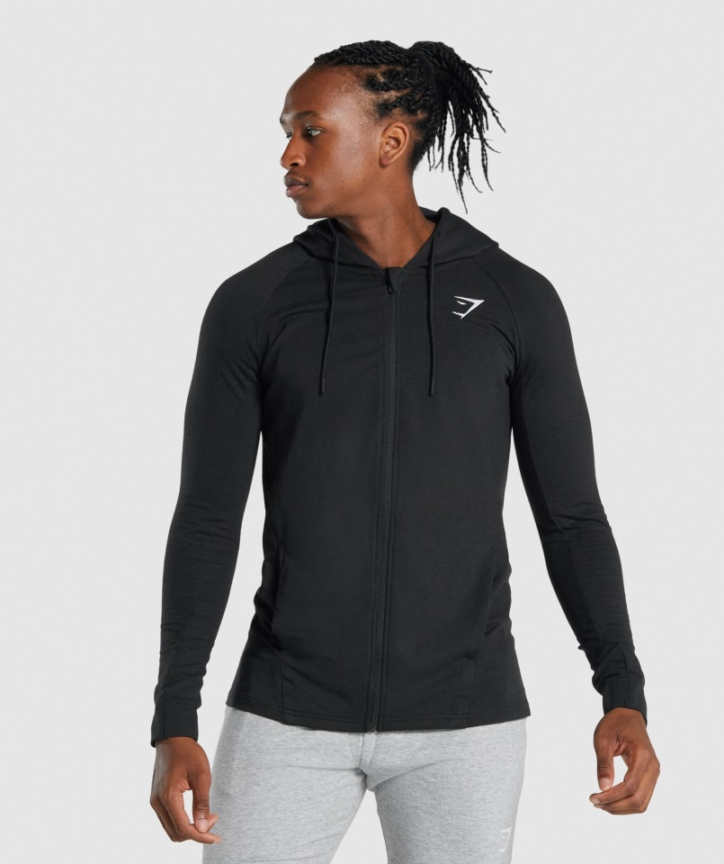 Sudadera Con Cremallera Gymshark Critical 2.0 Negra