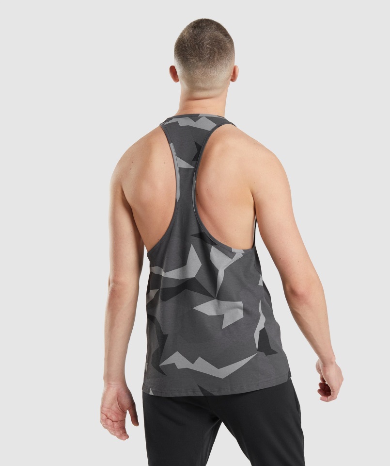 Gymshark Larguero Crítico Estampado Negro