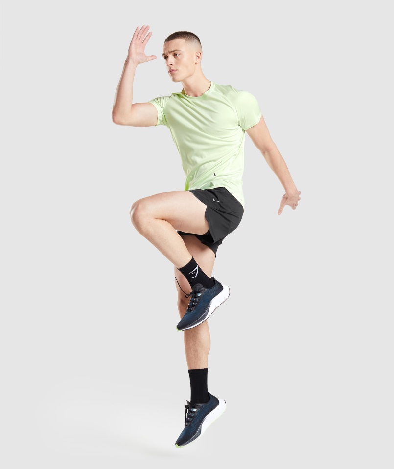 Gymshark Pepino Verde Velocidad Evolucionar Camiseta