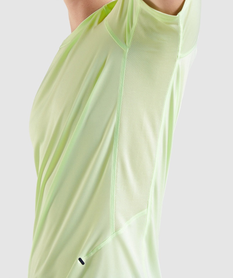 Gymshark Pepino Verde Velocidad Evolucionar Camiseta