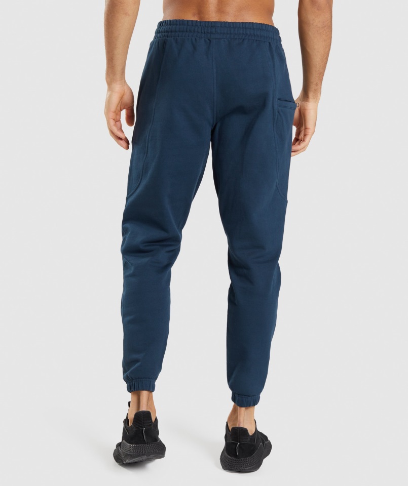 Jogger Extragrande Gymshark Esencial Azul Marino