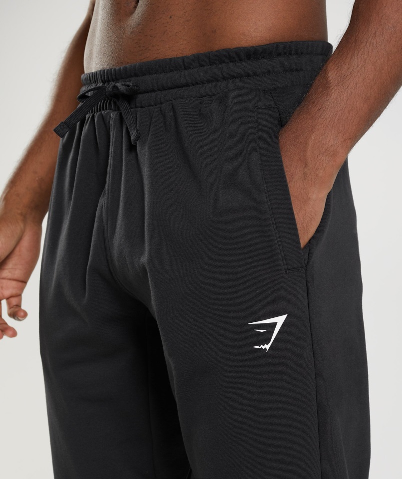 Joggers Extragrandes Gymshark Essential Negros