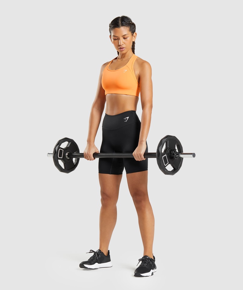 Sujetador Deportivo Gymshark Essential Racer Back Naranja Albaricoque