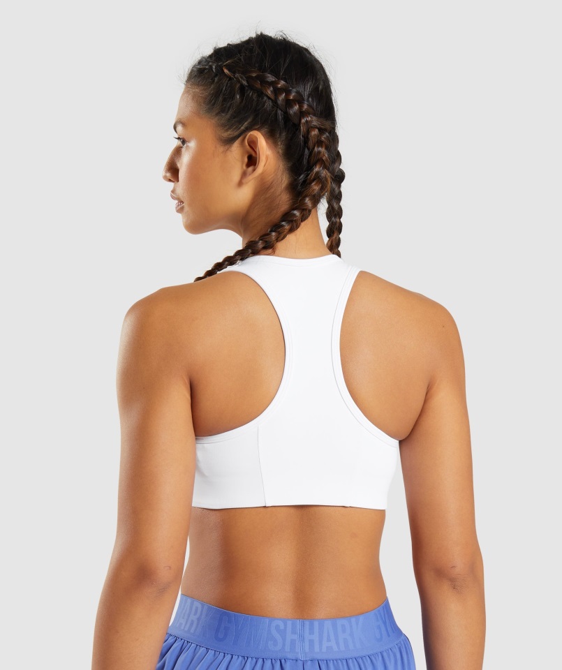 Sujetador Deportivo Gymshark Essential Racer Back Blanco