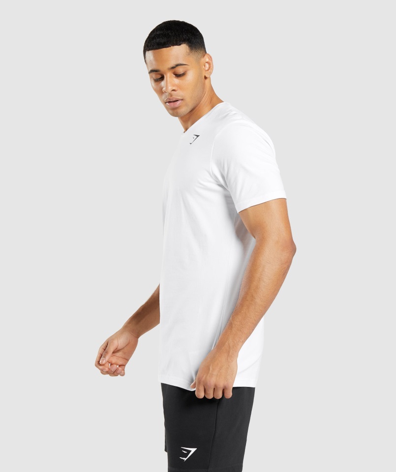 Camiseta Gymshark Esencial Blanca