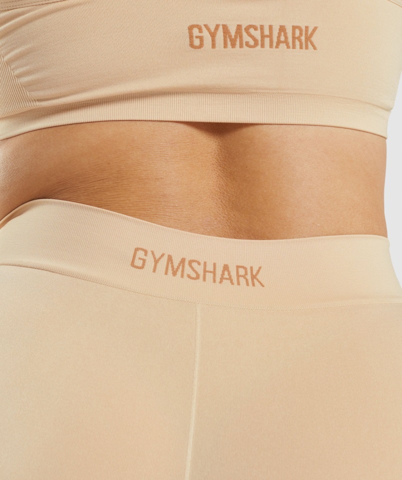 Bóxer Sin Costuras Marrón Claro Fawn Gymshark