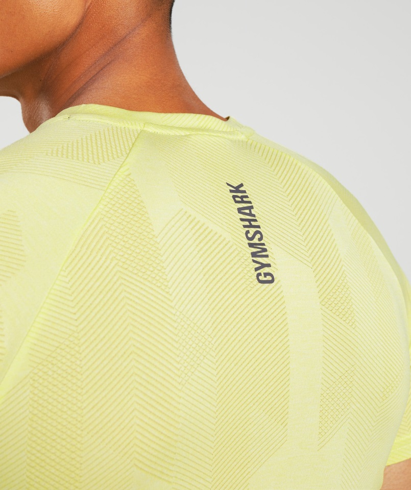 Camiseta Gymshark Firefly ápice Verde-blanco