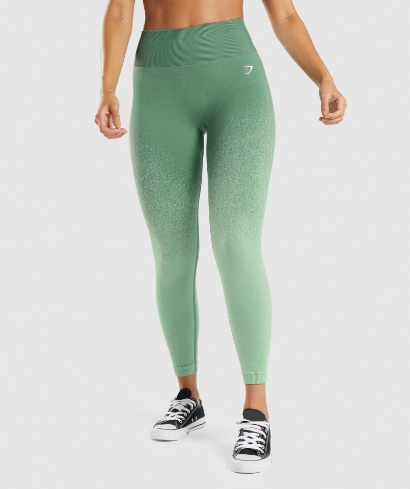 Gymshark Green-light Green Adapt Ombre Sin Costuras Legging