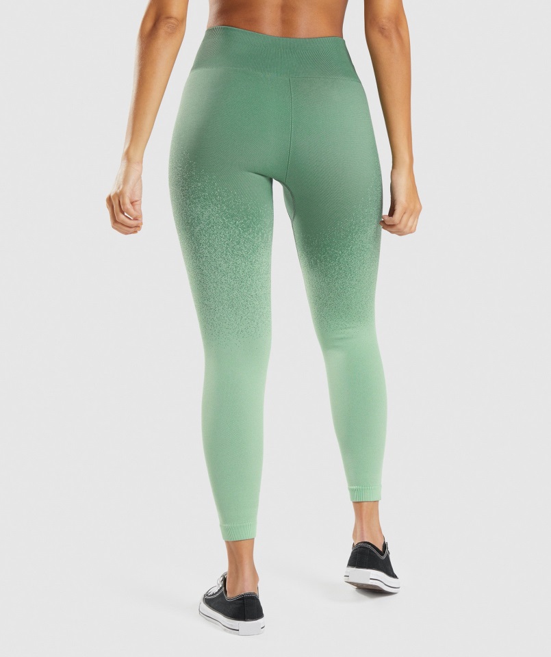 Gymshark Green-light Green Adapt Ombre Sin Costuras Legging