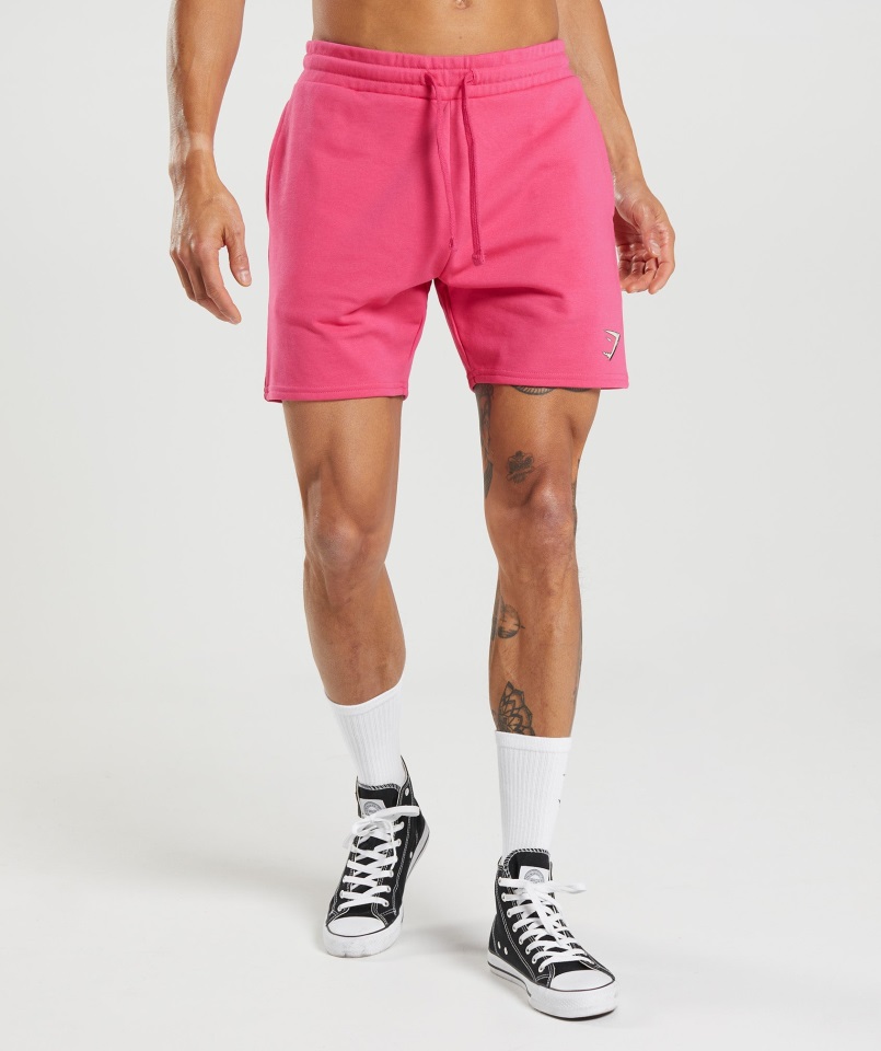 Pantalones Cortos Con Estampado De Burbujas Rosa Hibisco Gymshark