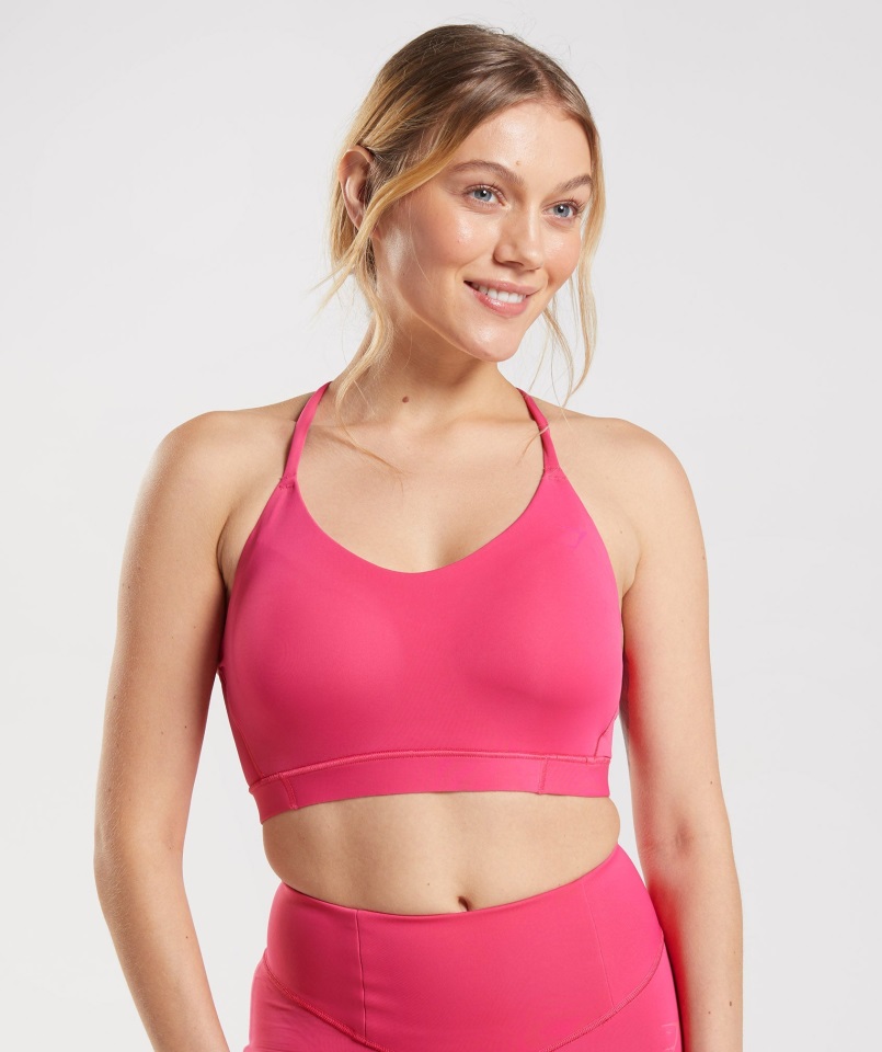 Sujetador Deportivo Gymshark Rosa Hibisco Studio