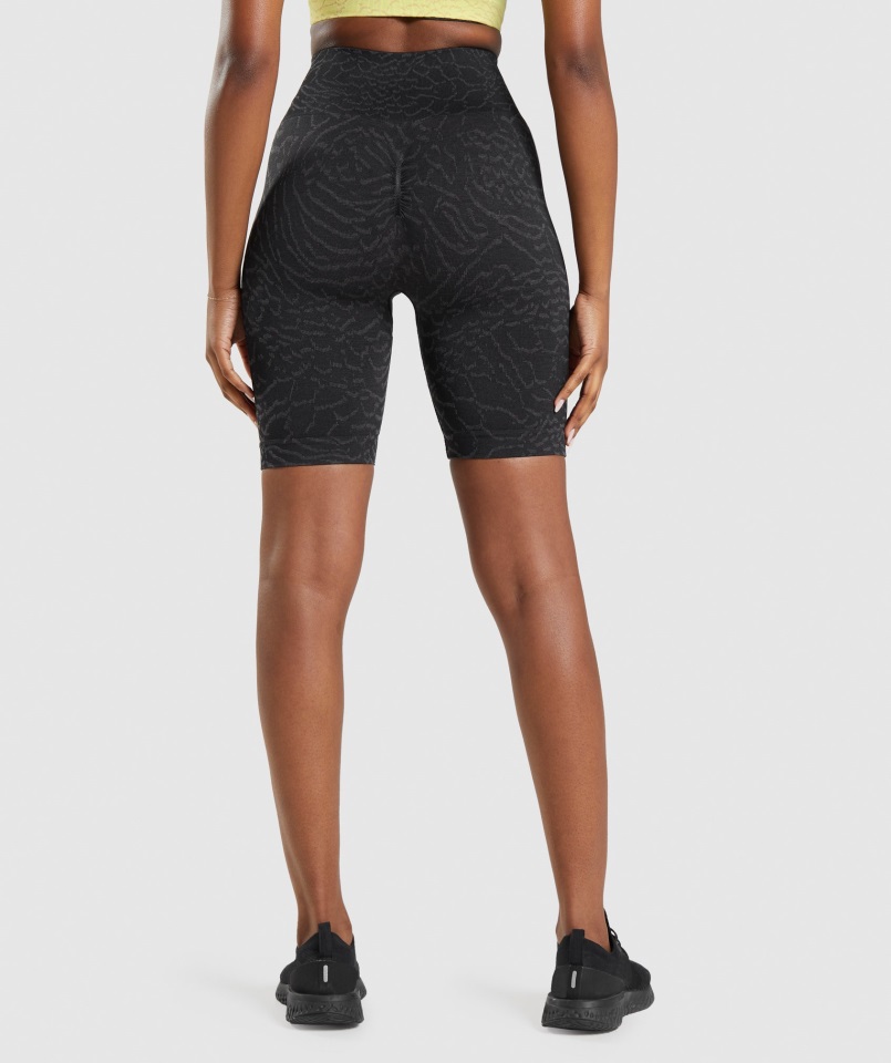 Culotte Sin Costuras Gymshark Hybrid Adapt Animal Negro