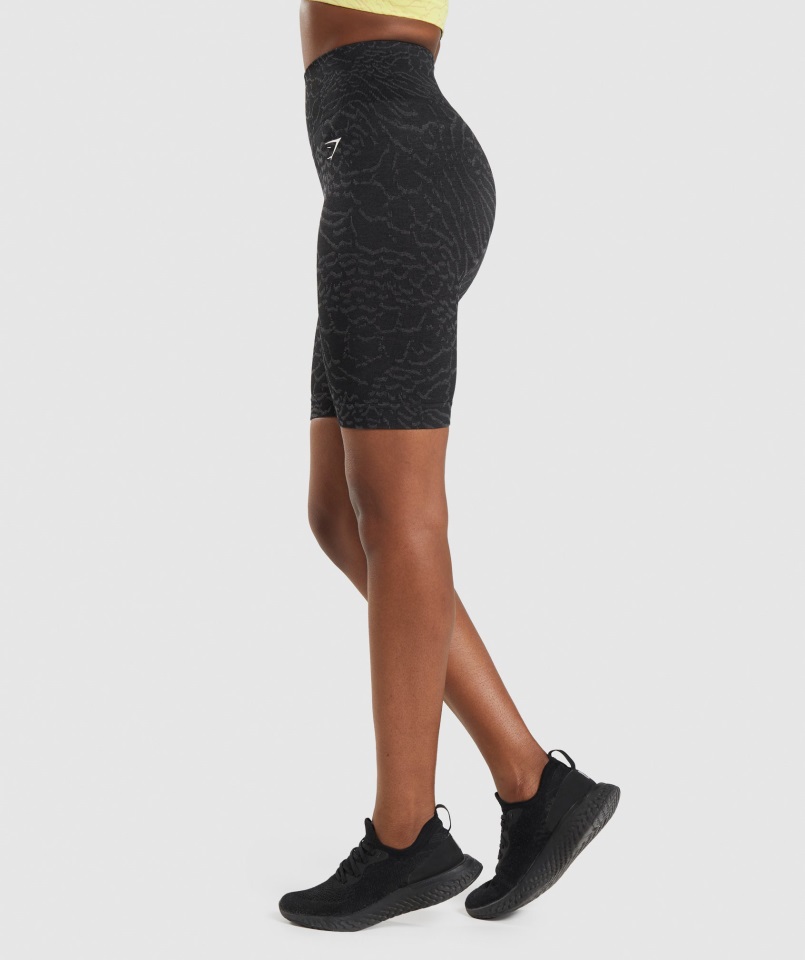 Culotte Sin Costuras Gymshark Hybrid Adapt Animal Negro