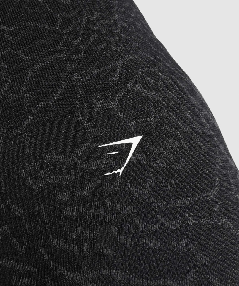 Culotte Sin Costuras Gymshark Hybrid Adapt Animal Negro